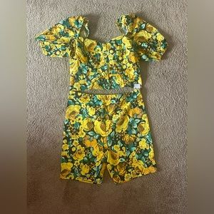 Urban Outfitter’s Two-Piece Floral Short Set.